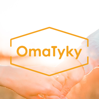 Oranssi OmaTyky-hankkeen logo.