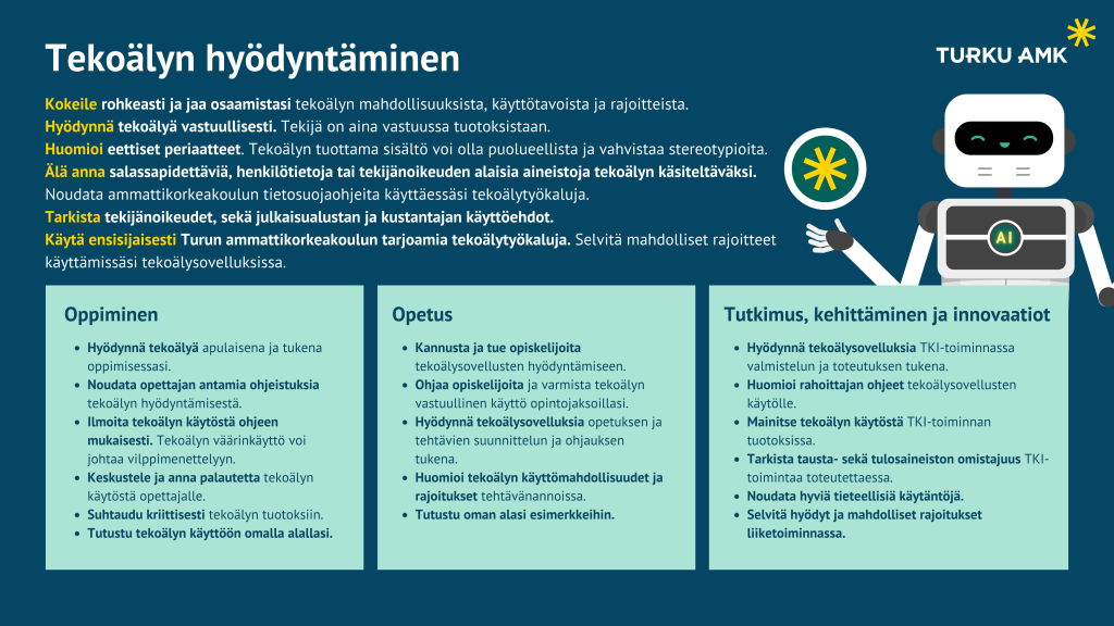 Kuvio "Tekoälyn hyödyntäminen"