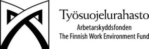 Työsuojelurahaston logo musta-valkoinen