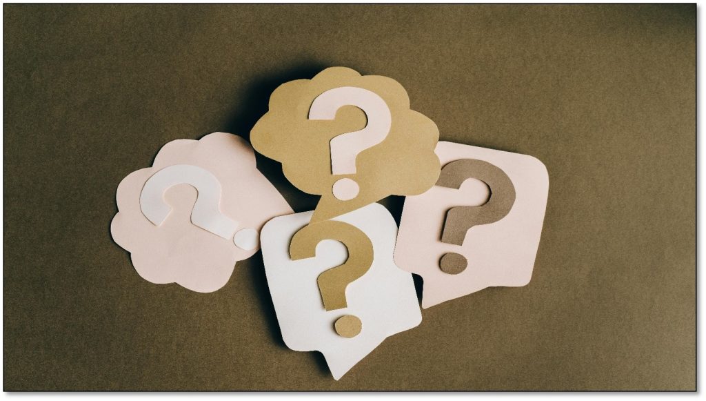 question marks