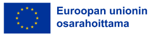 Eu-rahoitetun hankkeen yleislogo