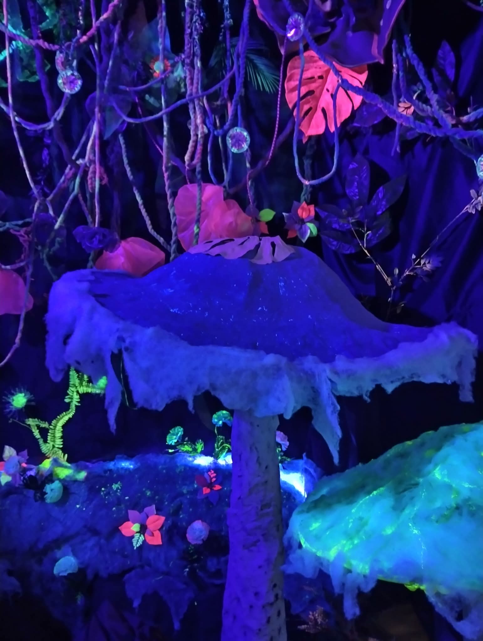 Kasveista tehtyä taidetta.