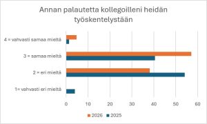 Hoitotyön hankkeen Etänä hyvin kaavio 1 tutkimustuloksista.