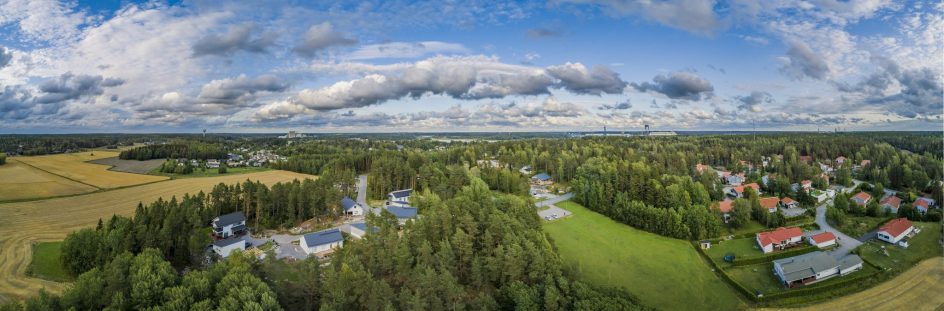 Raision Katteluksenmetsä panorama